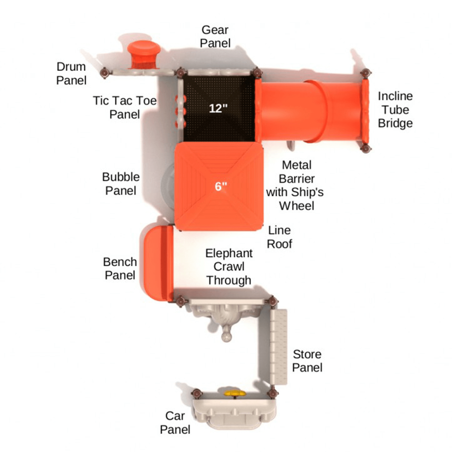 Knoxville Commercial Toddler Playground Equipment Ages 6 to 23 Months