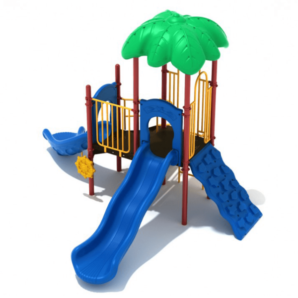 Village Greens Commercial Playground Equipment - Ages 2 to 12 Years - Quick Ship - Front - Primary