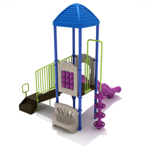 Menlo Park Commercial Playground Equipment - Ages 2 To 12 Years - Front