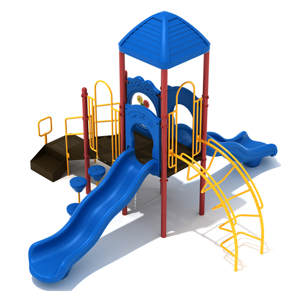 Benedict Canyon Commercial Playground Equipment - Ages 2 To 12 Years - Front