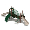 Grand Cove Commercial Playground Equipment - Ages 2 To 12 Years - Quick Ship - Front - Neutral