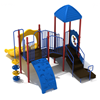 Los Arboles Elementary School Playground Equipment - Ages 2 To 12 Years - Quick Ship - Back - Primary