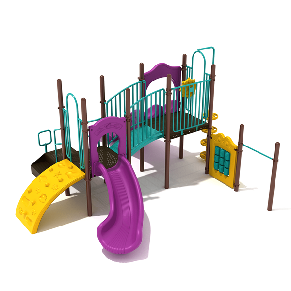 Pontiac School Playground Equipment - Ages 2 to 12 Years - Front