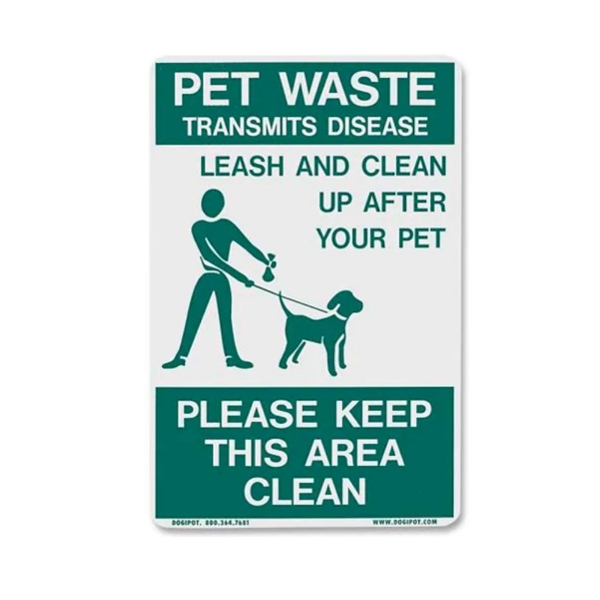 DOGIPOT® ACCESSORIES On Leash Pet Sign	