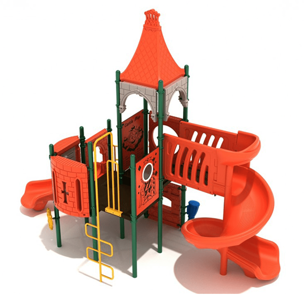 Winding River Lookout Commercial Creative Playground Equipment - Ages 2 To 12 Years - Front