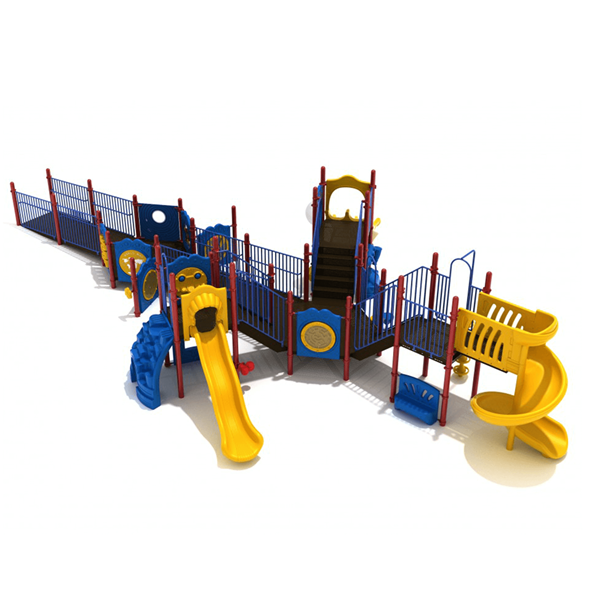 Bowling Berm Fully Accessible Commercial Playground Equipment - Ages 2 to 12 Years