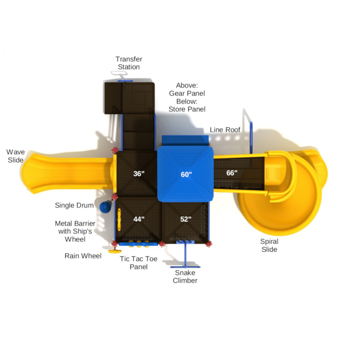 Hoosier Nest Heavy Duty Playground Equipment Ages 2 to 12 Years