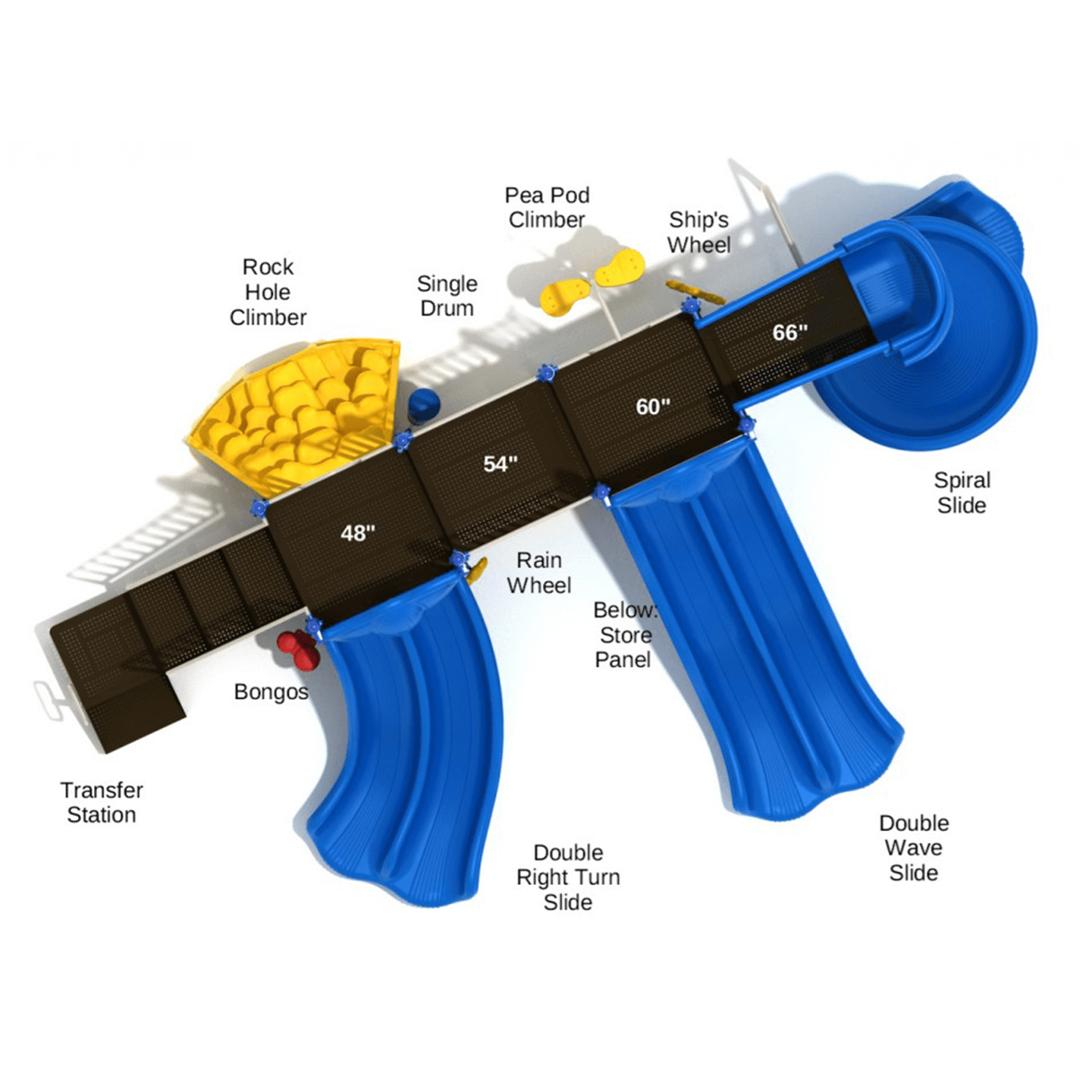 Fargo Park Playground Set Ages 2 to 12 Years Furniture Leisure