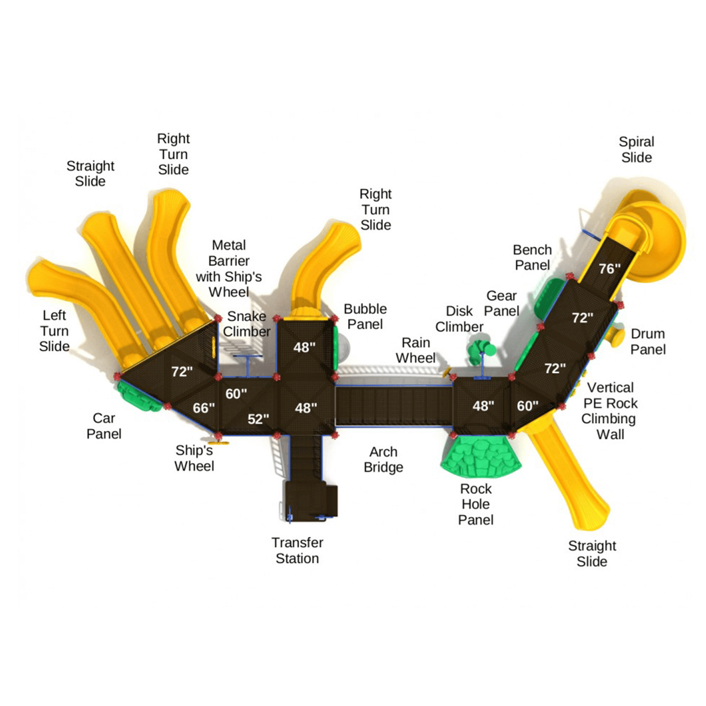 Bakers Ferry Heavy Duty Playground Equipment Ages 5 to 12 Years