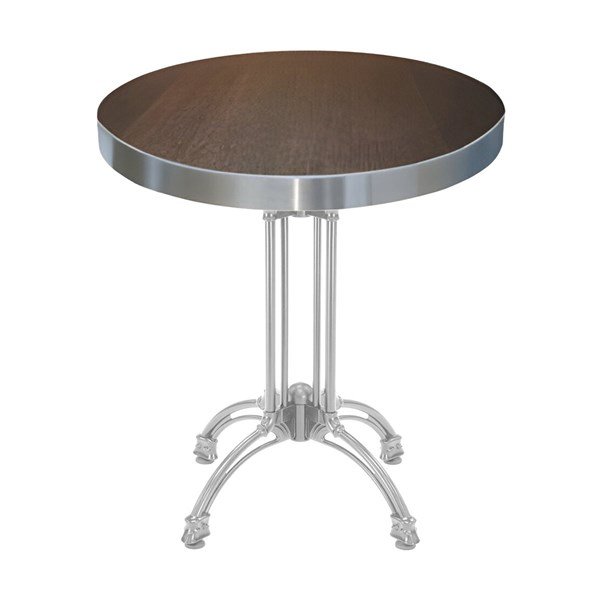 Picture of Indoor Restaurant Dining Table with Marco Top and Modern Cast Aluminum Base - 24", 30", or 36"