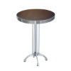 Picture of Indoor Restaurant Bar Height Table with Marco Top and Modern Cast Aluminum Base - 24", 30", or 36"