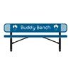 ELITE Series Rectangular Thermoplastic Buddy Bench – 4 Foot, 5 Foot, or 6 Foot - Quick Ship	