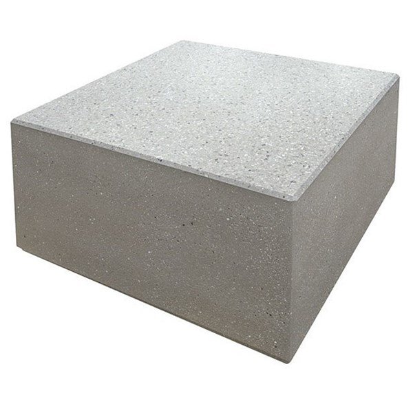 Square Block Series Concrete Bench