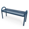 RHINO Slatted Steel MOD Bench without Back