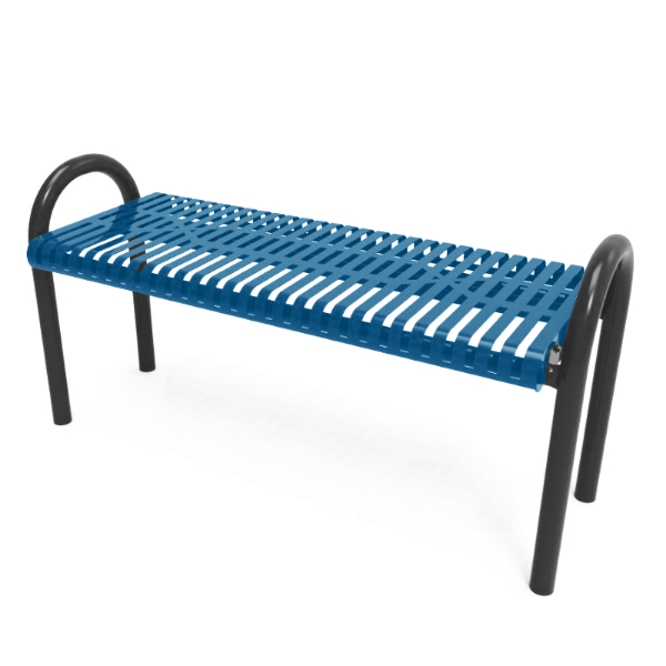 RHINO Slatted Steel MOD Bench without Back