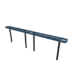 Inground - Expanded - ELITE 10 Ft. Thermoplastic Polyethylene Coated Steel Bench Without Back