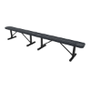 Portable - Perforated - ELITE 10 Ft. Thermoplastic Polyethylene Coated Steel Bench Without Back