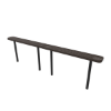 Inground - Perforated - ELITE 10 Ft. Thermoplastic Polyethylene Coated Steel Bench Without Back