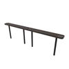 Inground - Perforated - ELITE 10 Ft. Thermoplastic Polyethylene Coated Steel Bench Without Back