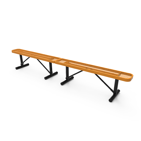 Portable - Expanded - RHINO 15 Ft. Thermoplastic Polyolefin Coated Bench without Back
