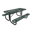 Expanded - Portable - ELITE 4 Ft. Thermoplastic Polyethylene Coated Picnic Table