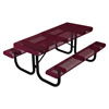 RHINO 8 Ft. Thermoplastic Polyolefin Expanded Steel Picnic Table