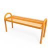 Inground Mount - Expanded Metal - RHINO 4 Ft. MOD Thermoplastic Polyolefin Coated Bench without Back
