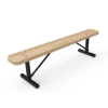 Portable Mount - Perforated Metal - RHINO 4 Ft. Thermoplastic Polyolefin Coated Bench Without Back