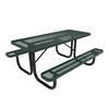 Portable - Expanded Metal - RHINO 4 ft. Thermoplastic Polyolefin Coated Picnic Table