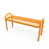 Inground Mount - Expanded Metal - RHINO 6 Ft. MOD Thermoplastic Polyolefin Coated Bench without Back