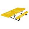Portable - RHINO 8 ft. Thermoplastic Polyolefin Punched Steel ADA Compliant Picnic Table 