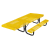 Portable - RHINO 8 ft. Thermoplastic Polyolefin Punched Steel ADA Compliant Picnic Table 