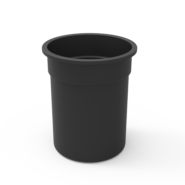 32 Gallon Black Plastic Trash Receptacle Liner