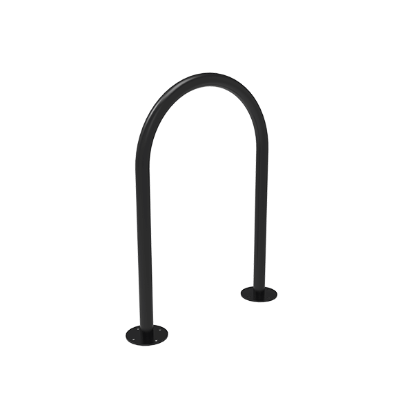 Surface Mount - RHINO 1 Hump - 3  Bike Steel  Wave Rack - 1.90 Polyolefin Coated Tube Frame