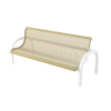 Modern Style Polyethylene Coated Metal Bench	