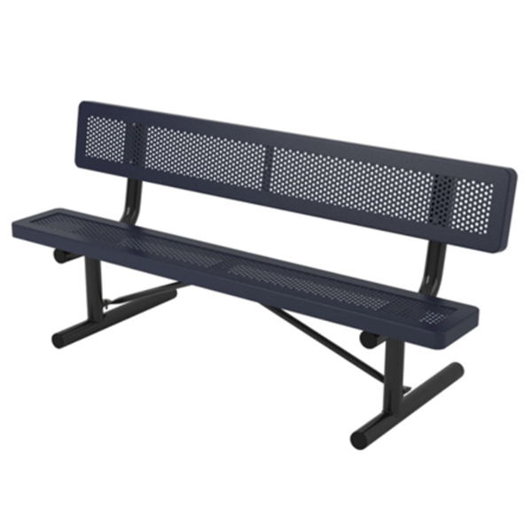 6 Ft. Innovated Perforated Steel Bench