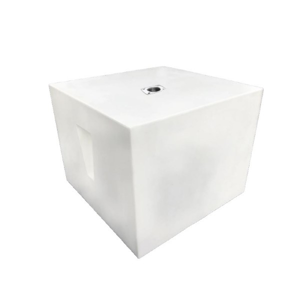 Picture of Luxury Fiberglass Reinforced Concrete Cube Side Table - 165 lbs.