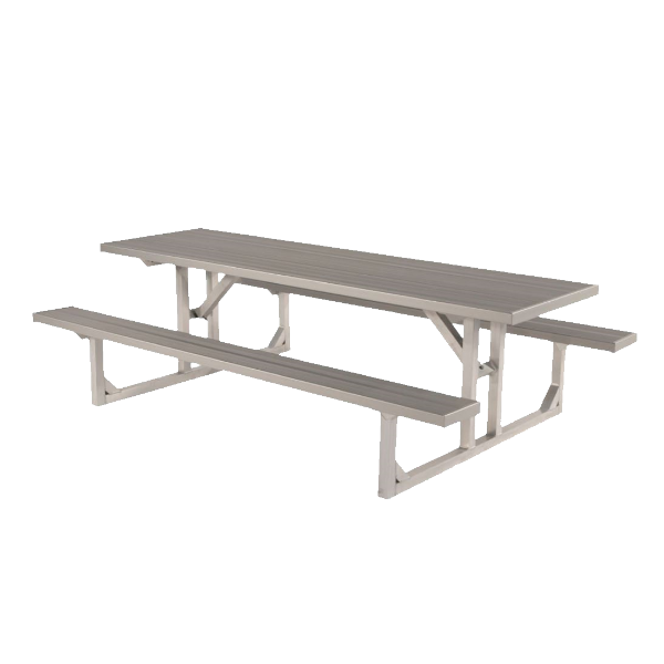 Picture of 6 ft. Aluminum Picnic Table with Bolted Square Tube Frame