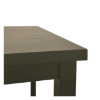 Picture of Sigma 28" Square Aluminum Slat Top Bar Table