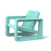 Picture of Marine Grade Polymer In-Pool Deck Lounge Armchair