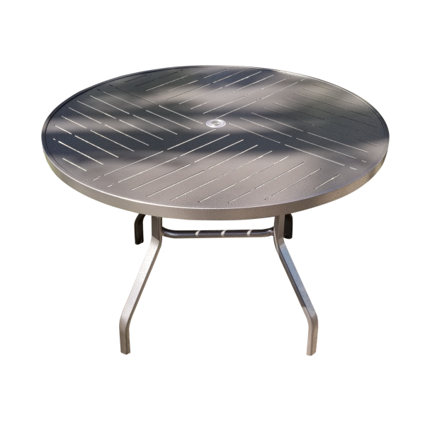 Picture of 42" Round Punched Aluminum Regal Dining Patio Table