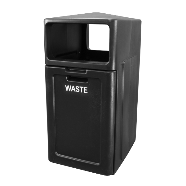 42-Gallon Enclosed Top Waste Can	