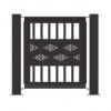 Picture of 25.5" x 32" Diamond Band Fencing Panel Powder-Coated Steel - 52 lbs.
