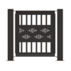 Picture of 25.5" x 32" Diamond Band Fencing Panel Powder-Coated Steel - 52 lbs.