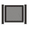 Picture of 25.5" x 32" Slant Style Fencing Panel Powder-Coated Steel - 52 lbs.
