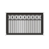 Picture of 55" X 32" Box Design Fencing Panel Powder-Coated Steel - 62 lbs.