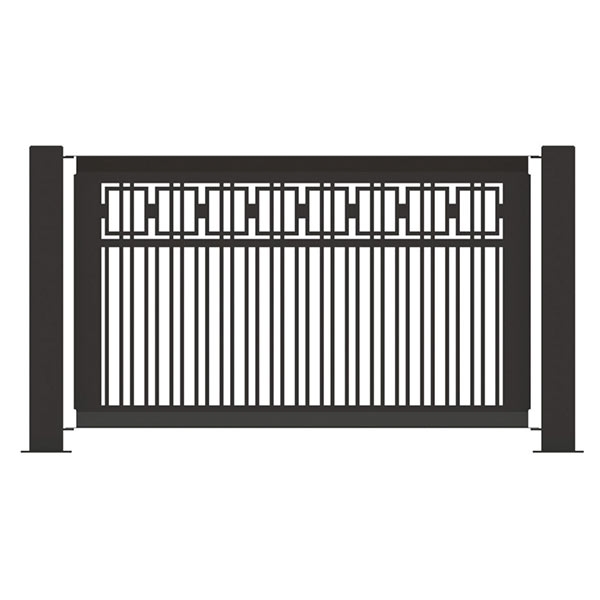 Picture of 55" X 32" Box Design Fencing Panel Powder-Coated Steel - 62 lbs.