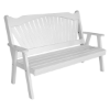 Fanback Wooden Garden Bench	