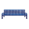 Picture of Perforated Thermoplastic Steel Bench with U-Leg Frame - 4 ft., 6 ft., or 8 ft.