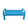 Picture of 4 Ft. Perforated Thermoplastic Steel Backless Bench with U-Leg Frame